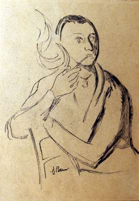 Man smoking - Bacci Edmondo